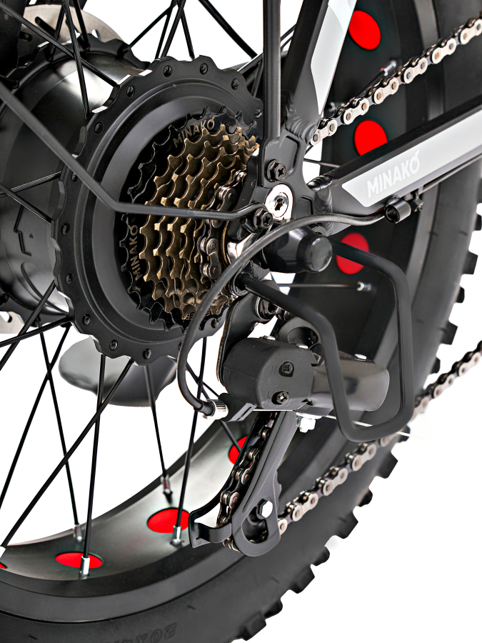 Электровелосипед Minako F11 Dual, 1000Wх2