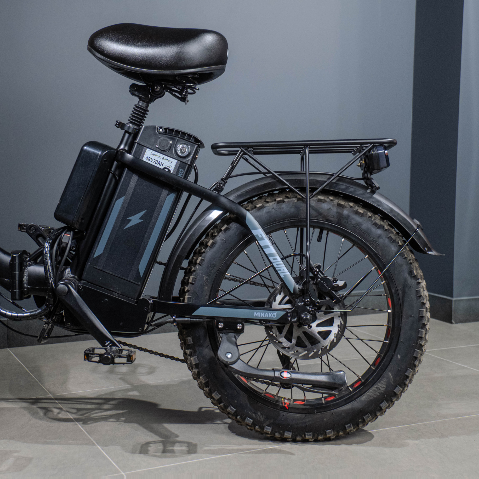 Электровелосипед Minako F11 Dual, 1000Wх2