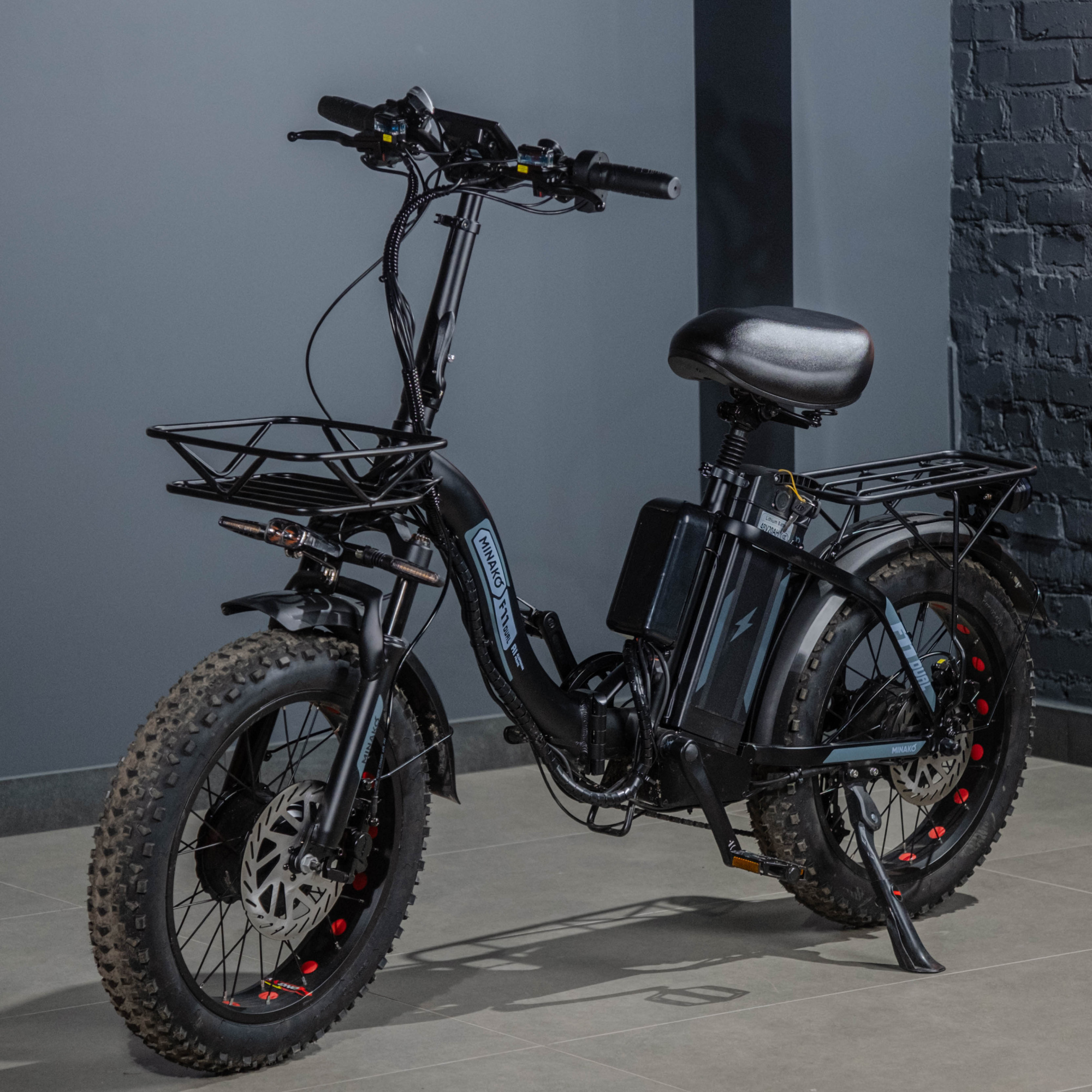 Электровелосипед Minako F11 Dual, 1000Wх2