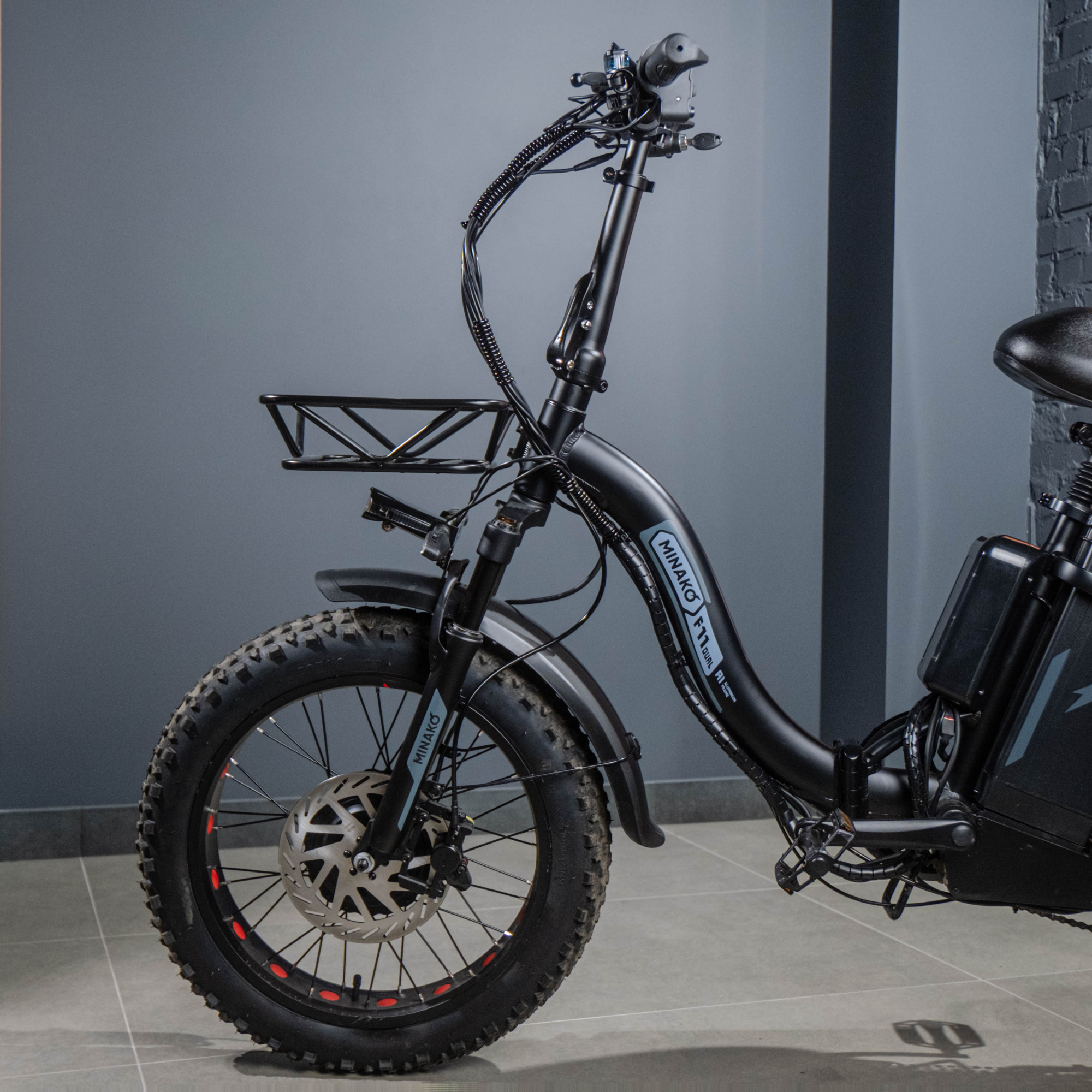 Электровелосипед Minako F11 Dual, 1000Wх2